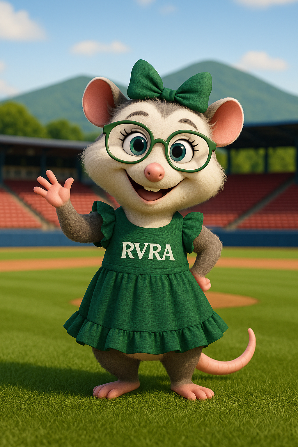 Opossum at the Ballpark